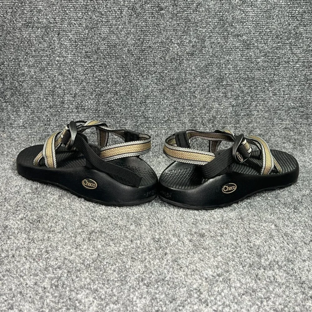 Chaco Z/2 Classic Sandals Men's 8 Black Gold Athletic‎ Outdoor Hiking Spot Water
